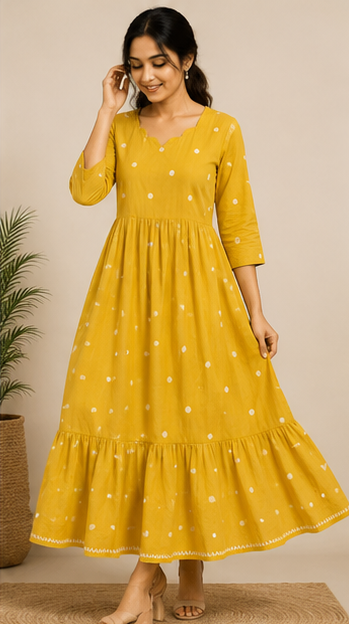 Yellow frock